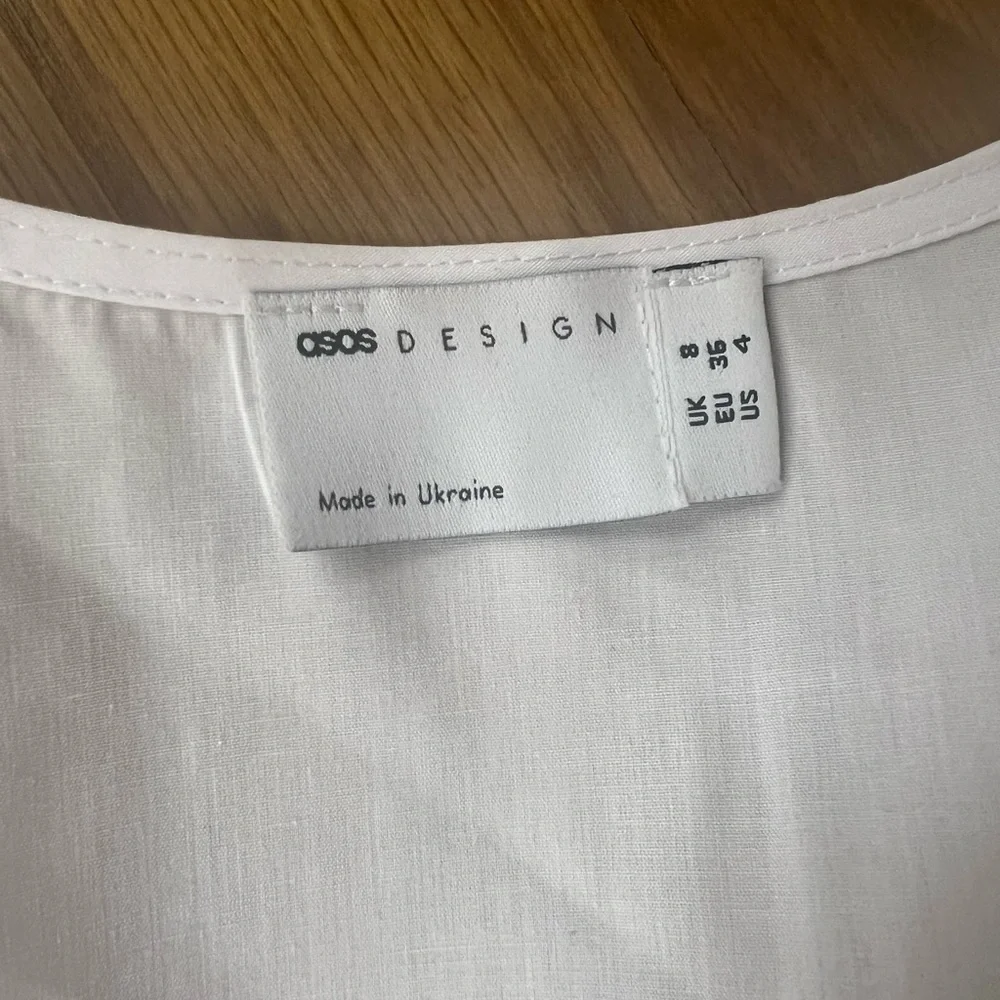 ASOS White Ruffle Blouse - Picture 2 of 2